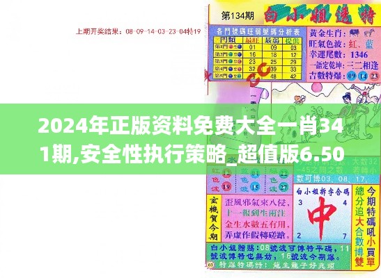 2024年正版資料免費(fèi)大全一肖341期,安全性執(zhí)行策略_超值版6.504