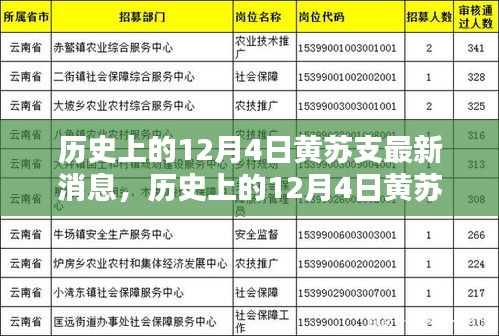 歷史上的12月4日黃蘇支最新消息,全面評測與詳細介紹
