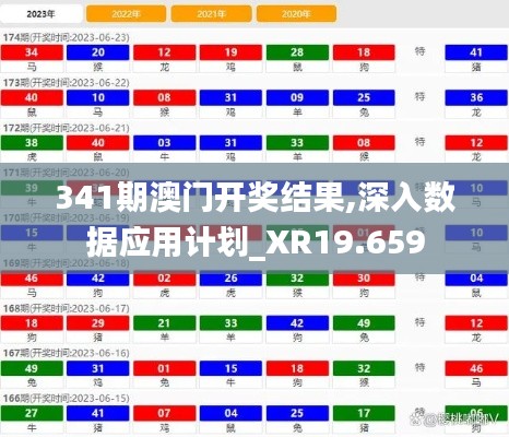 341期澳門開獎結果,深入數(shù)據(jù)應用計劃_XR19.659