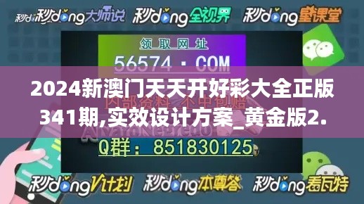 2024新澳門天天開好彩大全正版341期,實效設計方案_黃金版2.555