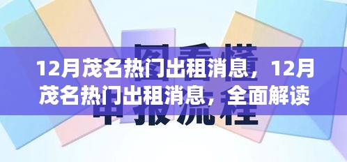 茂名租賃市場深度解析,12月熱門房源與租賃市場趨勢解讀