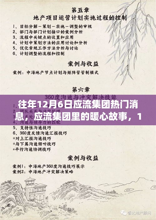 應流集團暖心故事回顧,歷年十二月六日的重要時刻與集團記憶