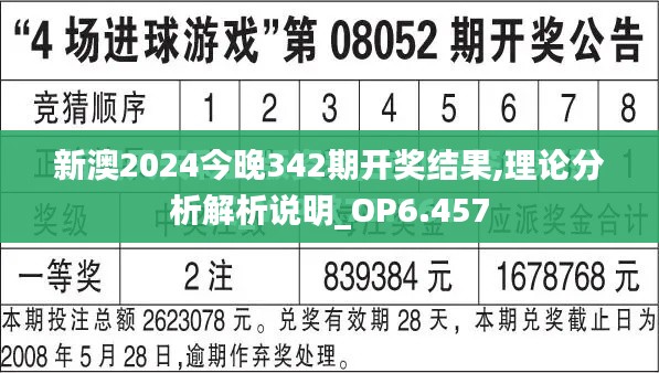 新澳2024今晚342期開獎結果,理論分析解析說明_OP6.457