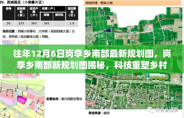 崗李鄉(xiāng)南部最新規(guī)劃圖揭曉,科技重塑鄉(xiāng)村未來,前沿規(guī)劃之旅體驗