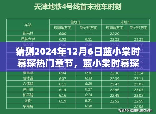 未來科技的極致演繹,藍小棠時慕琛系列新篇章揭秘——熱門章節預測(2024年12月6日)