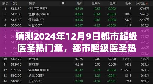 都市超級醫(yī)圣熱門章節(jié)猜想與預(yù)測，2024年12月9日的觀點闡述