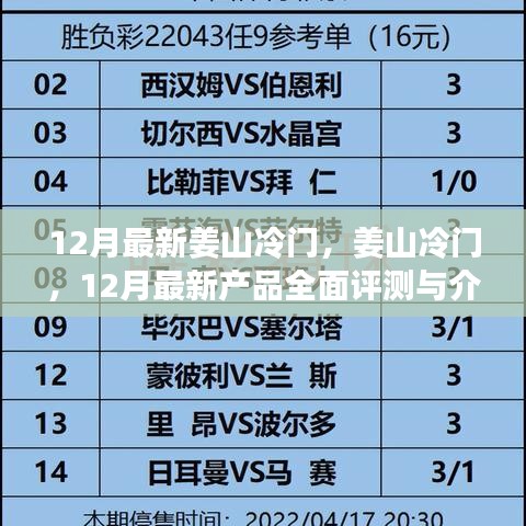 12月姜山冷門產(chǎn)品全面評測與介紹,最新產(chǎn)品一覽