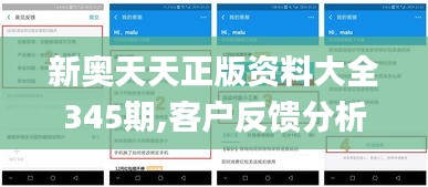 新奧天天正版資料大全345期,客戶反饋分析落實_Executive4.205