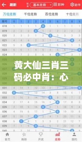 黃大仙三肖三碼必中肖:心理和概率的雙重游戲