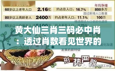 黃大仙三肖三碼必中肖:透過肖數看見世界的不同面向