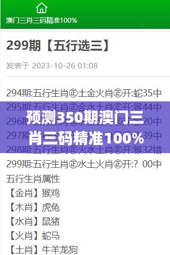 預測350期澳門三肖三碼精準100%黃大仙,詳細解讀解釋落實_靜態版15.771
