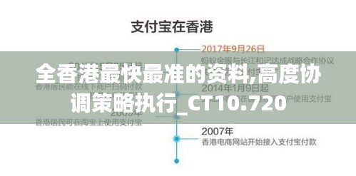 全香港最快最準的資料,高度協調策略執行_CT10.720