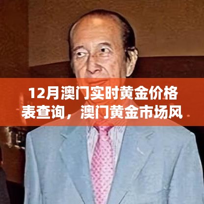 澳門黃金市場(chǎng)風(fēng)云錄,十二月黃金價(jià)格深度解析及實(shí)時(shí)價(jià)格查詢