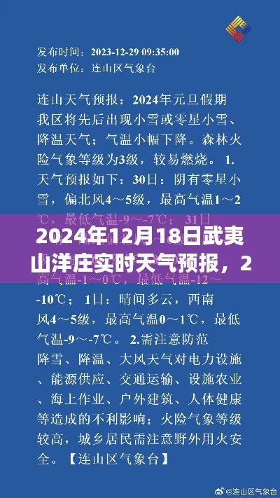 2024年12月18日武夷山洋莊實時天氣預報,氣候詳解與旅行建議