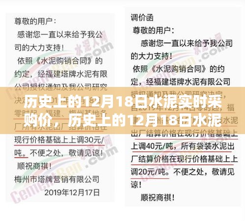 探尋水泥實(shí)時(shí)采購(gòu)價(jià)背后的歷史背景與時(shí)代影響,聚焦12月18日數(shù)據(jù)解析