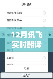 訊飛實時翻譯日文版，科技打破語言壁壘，開啟智能翻譯新紀元