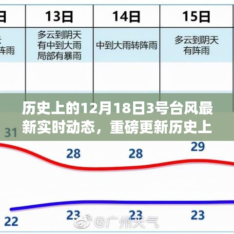 歷史上的12月18日3號臺風最新實時動態，小紅書帶你直擊風云變幻