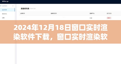 窗口實時渲染軟件下載,2024年的視角與探討