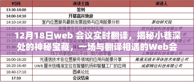 揭秘小巷深處的寶藏,一場與翻譯相遇的Web會議之旅實時直播報道