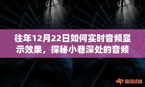 探秘聲光交織的魔法,12月22日小巷深處的音頻視覺盛宴與實時音頻顯示體驗