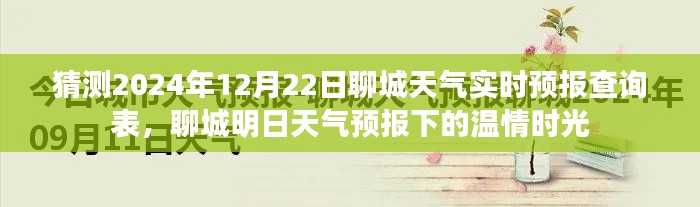 聊城明日天氣預報,溫情時光下的天氣實時預測查詢表(2024年12月22日)