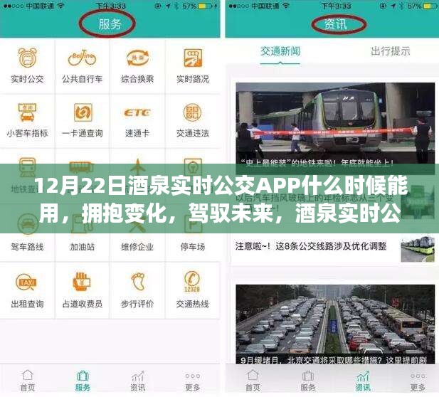 擁抱變化,駕馭未來,酒泉實時公交APP的期待與自我成長啟示——啟用時間解析
