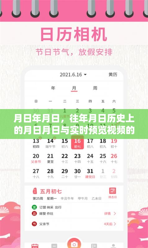 歷史月日與實時視頻預覽的對比解析