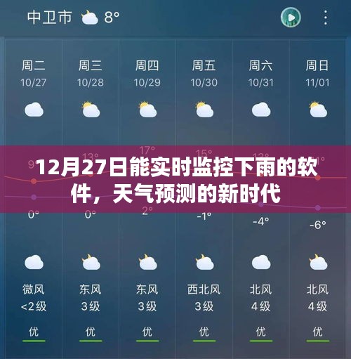 實(shí)時(shí)天氣監(jiān)控軟件,預(yù)測(cè)下雨新時(shí)代