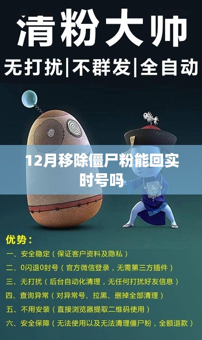 僵尸粉移除與實時號恢復,12月操作指南