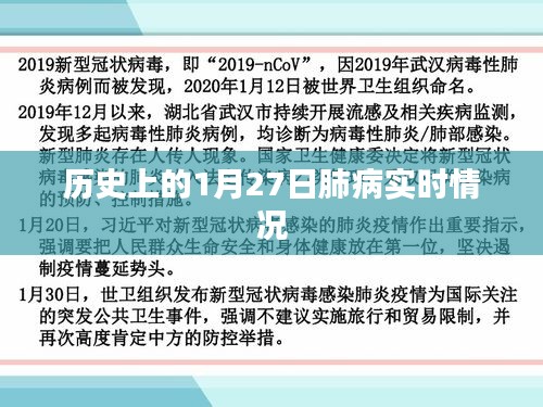 歷史上的肺病實時情況回顧,1月27日數據解析