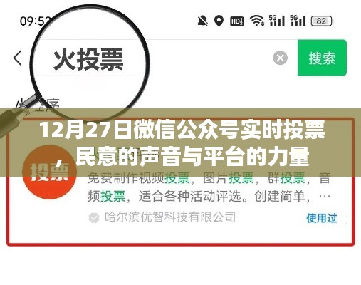 微信公眾號實時投票揭示民意與平臺力量