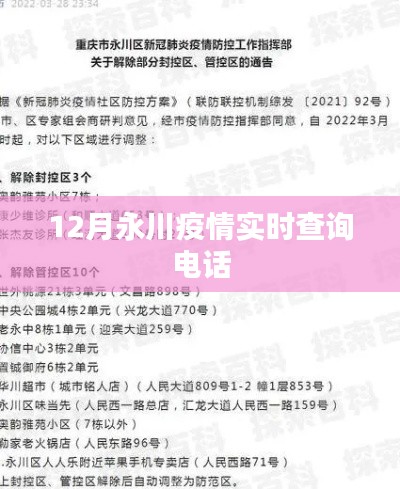 永川疫情實時查詢電話發(fā)布,防疫信息一鍵查詢