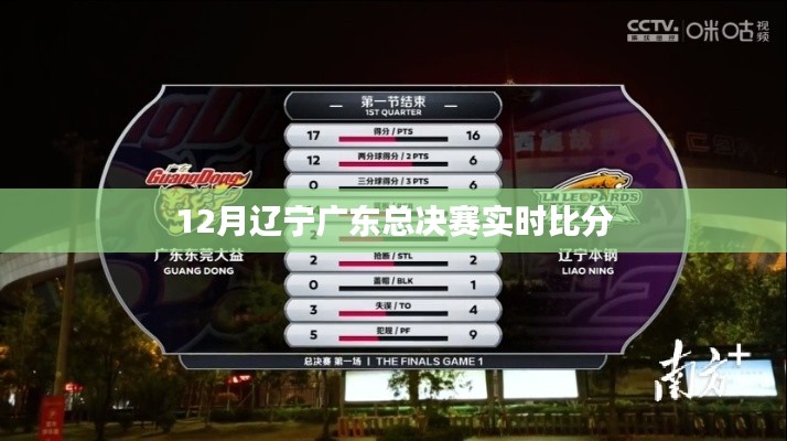 遼寧與廣東總決賽實時比分速遞