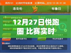 悅跑圈比賽實況直播,12月27日精彩瞬間