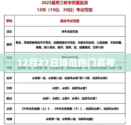 師范熱門高考資訊,最新動(dòng)態(tài)(12月27日)