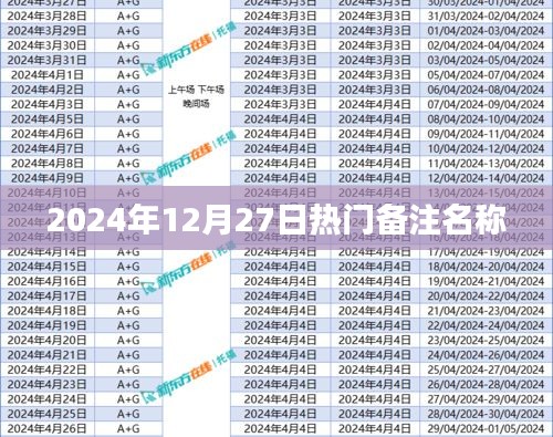 為您生成符合要求的標(biāo)題如下,,2024年年末熱門備注名稱揭曉!