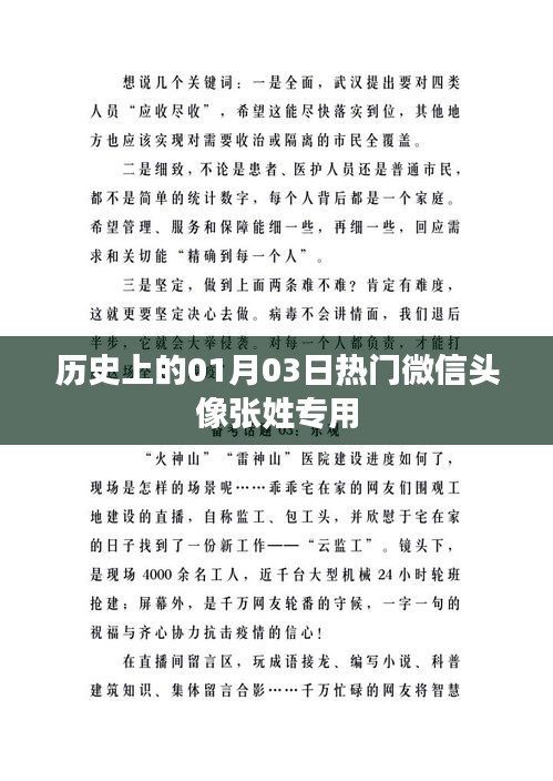 張姓微信頭像精選，歷史上的熱門頭像回顧