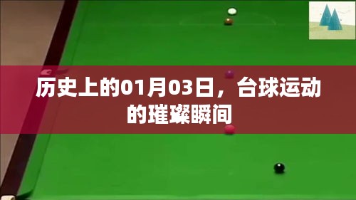 臺球運動歷史中的璀璨瞬間,回望一月三日的光輝歲月