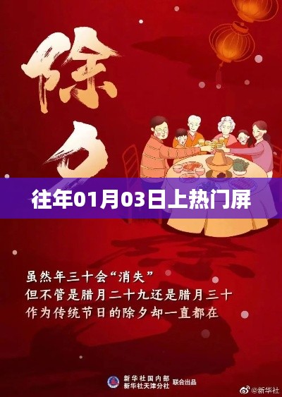 往年元旦后上熱門屏揭秘