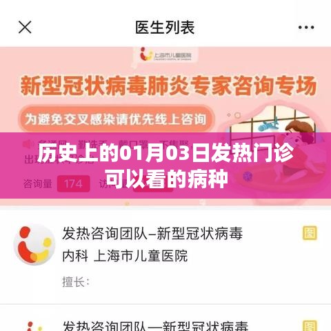 1月3日發熱門診可診療病種概述