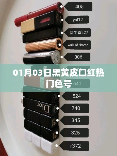黑黃皮口紅熱門色號推薦(每日更新)