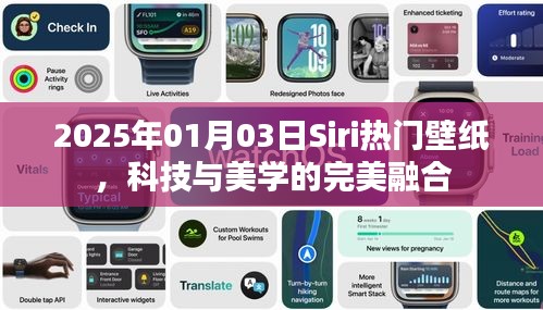 Siri熱門壁紙,科技與美學的融合(日期標注)