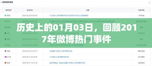 歷史時(shí)刻回顧,2017年微博熱門(mén)事件在這一天涌現(xiàn)