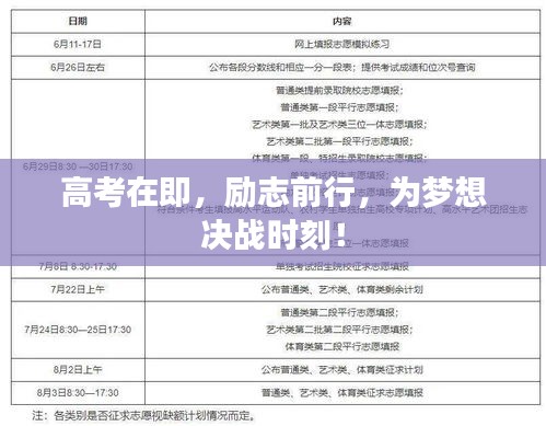 高考在即,勵志前行,為夢想決戰時刻!