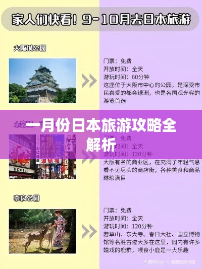 一月份日本旅游攻略全解析