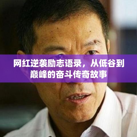 網(wǎng)紅逆襲勵志語錄,從低谷到巔峰的奮斗傳奇故事