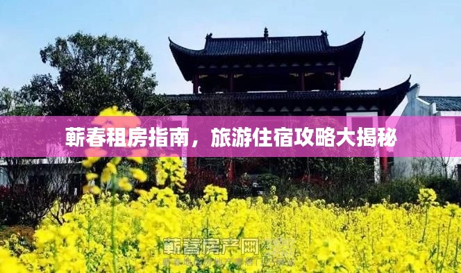蘄春租房指南,旅游住宿攻略大揭秘
