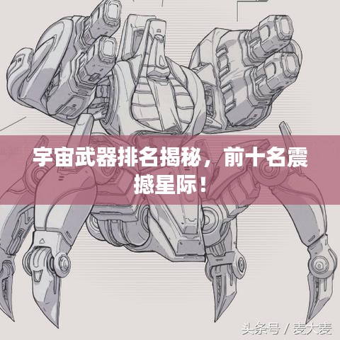 宇宙武器排名揭秘,前十名震撼星際!
