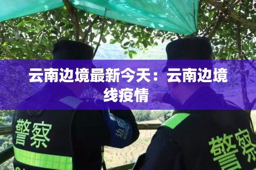 云南邊境最新今天:云南邊境線疫情