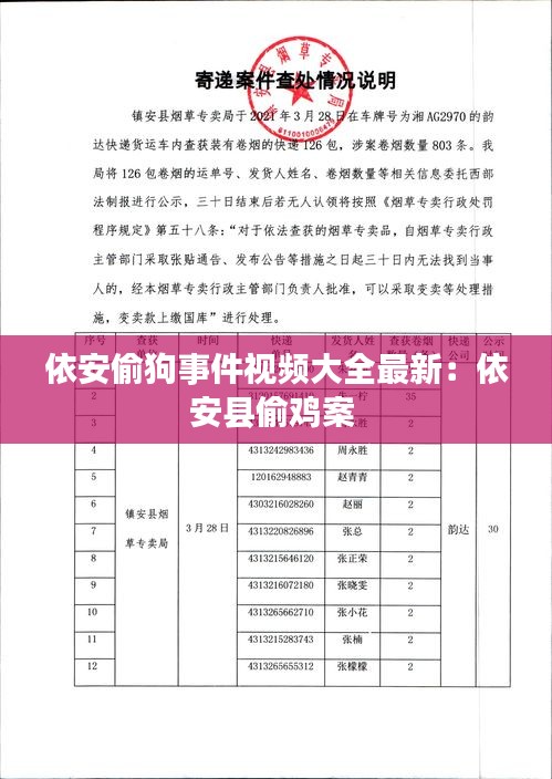 依安偷狗事件視頻大全最新:依安縣偷雞案